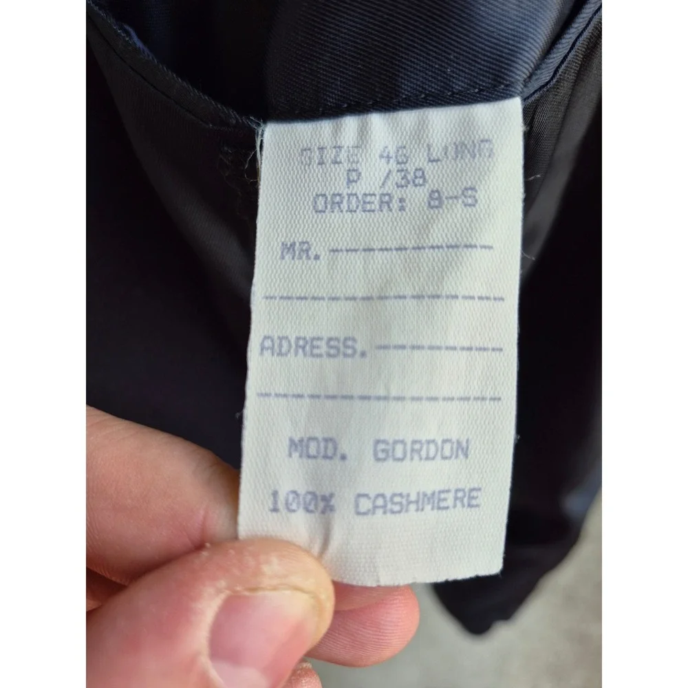 Jos. A.‎ Bank 100% Cashmere Navy Blue Blazer Mens Sport Coat Gordon Sz 46 L